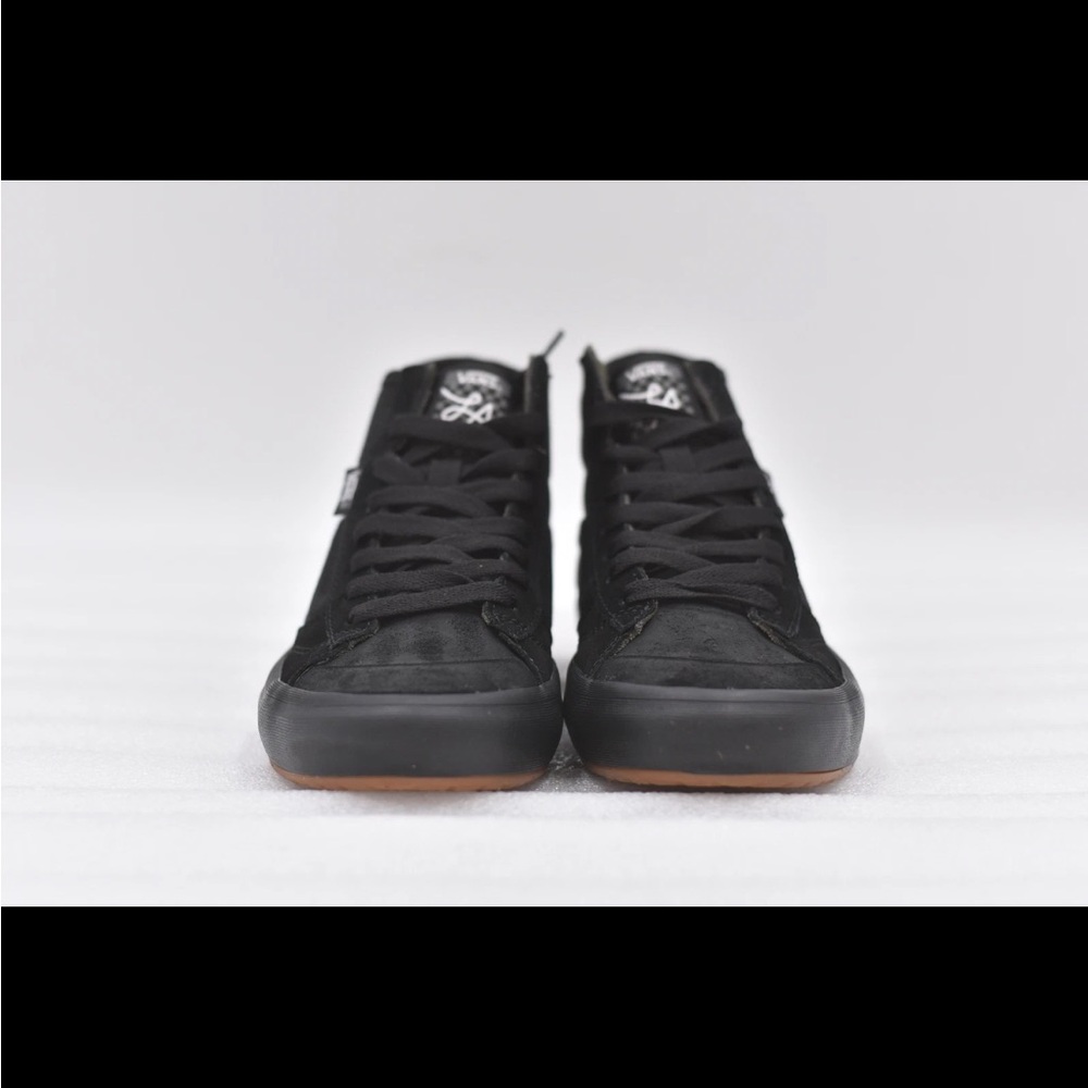 Women’s Vans The Lizzie Suede High Top Skate Shoes in Fatigue Black - Picture 3 of 10